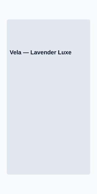 RadiancePod — Lavender Luxe — Micro Sites html5 microsite template