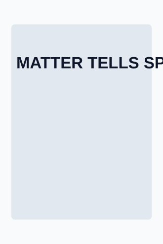 MATTER TELLS SPACE HOW TO CURVE, SPACE — inversion poster — Scientific Ideas template