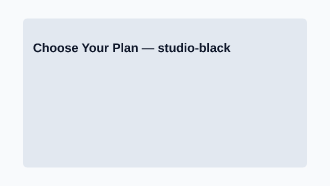 Choose Your Plan — Product Launch presentations3 template