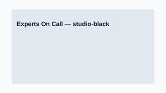 Experts On Call — Project & Consulting presentations3 template