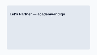 Let's Partner — Pitch & Investor presentations3 template