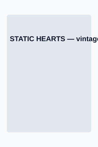 STATIC HEARTS — Music & Entertainment template