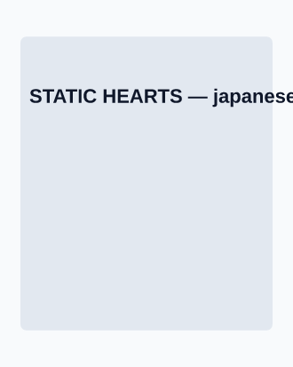 STATIC HEARTS — Music & Entertainment posters2 template
