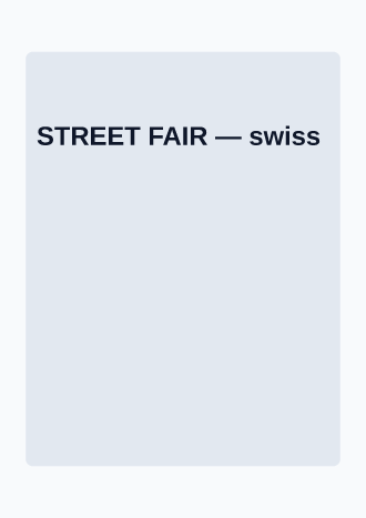 STREET FAIR — Community posters2 template