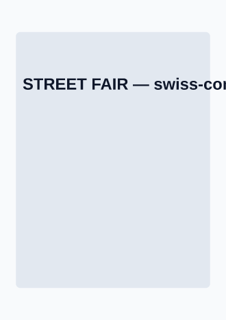 STREET FAIR — Community posters2 template