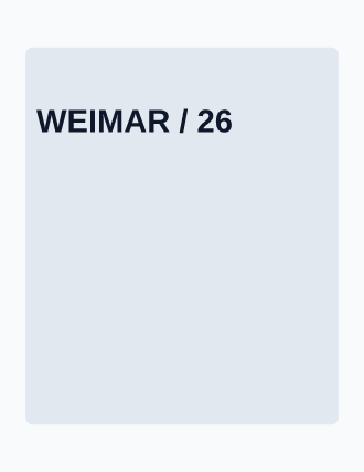 WEIMAR / 26 — Swiss & Modernist template