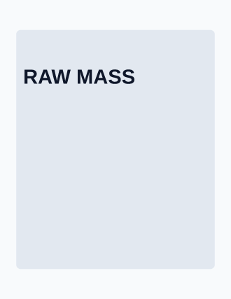 RAW MASS — Typographic & Brutalist template