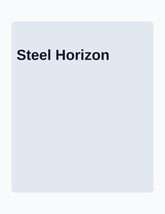 Steel Horizon — Swiss & Modernist poster template