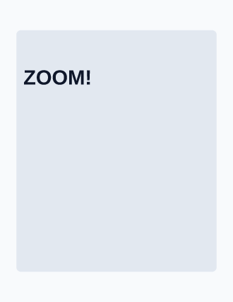ZOOM! — Illustrated & Handmade template