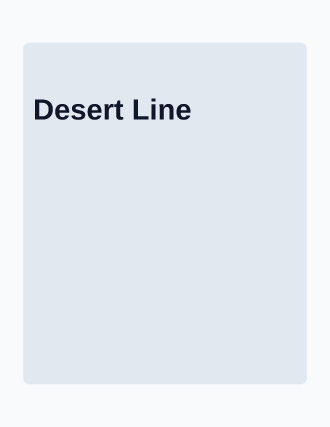 Desert Line — Art Deco & Travel poster template