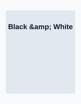 Black & White — Swiss & Modernist template