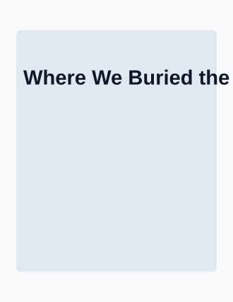 Where We Buried the Light — Political & Propaganda template