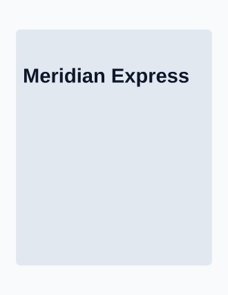 Meridian Express — Art Deco & Travel template