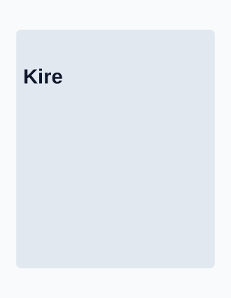 Kire — Contemporary & Experimental poster template