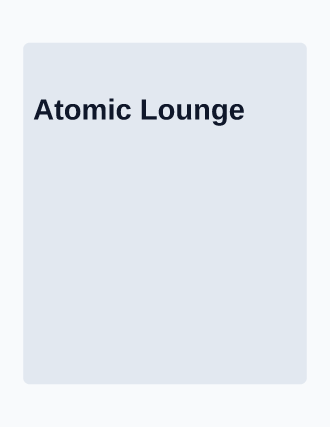 Atomic Lounge — Art Deco & Travel poster template