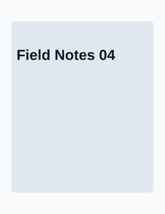 Field Notes 04 — Swiss & Modernist poster template