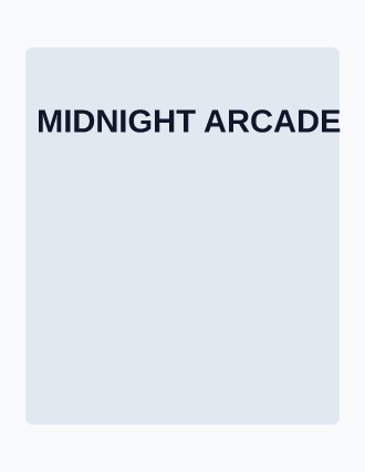 MIDNIGHT ARCADE — Music, Festival & Events poster template