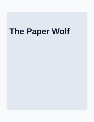 The Paper Wolf — Political & Propaganda template