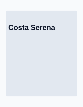 Costa Serena — Art Deco & Travel poster template