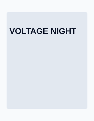 VOLTAGE NIGHT — Swiss & Modernist poster template