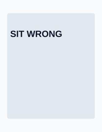 SIT WRONG — Swiss & Modernist poster template