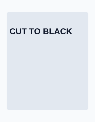 CUT TO BLACK — Music, Festival & Events poster template