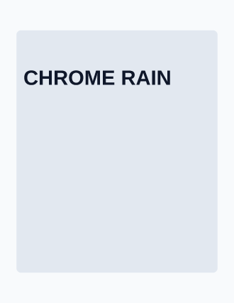 CHROME RAIN — Film & Noir poster template