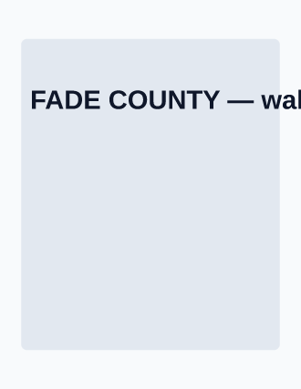 FADE COUNTY — walk-in day sheet — Appointments & Bookings template