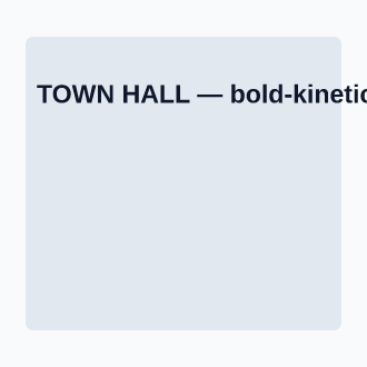 TOWN HALL — Corporate Social template