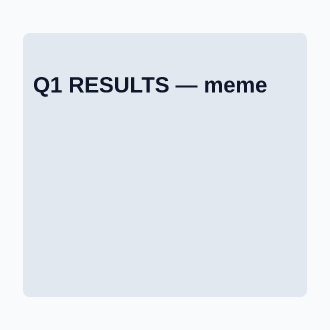 Q1 RESULTS — Corporate Social template