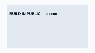 BUILD IN PUBLIC — News, Alerts & Quotes template