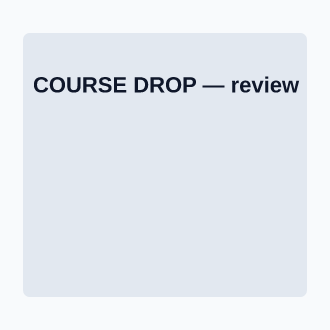 COURSE DROP — Creator Economy social template