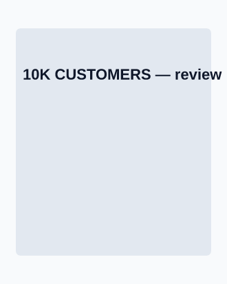 10K CUSTOMERS — Corporate Social social template