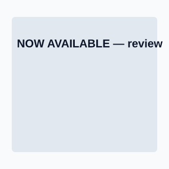 NOW AVAILABLE — Product & Podcast template