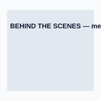 BEHIND THE SCENES — Creator Economy social template