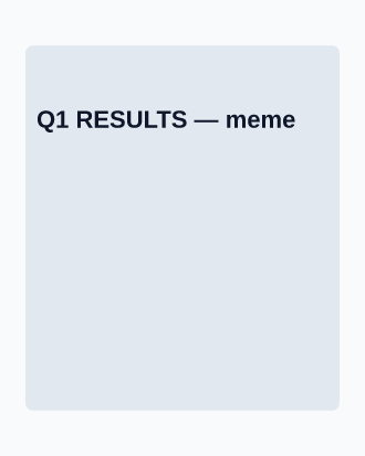 Q1 RESULTS — Corporate Social social template