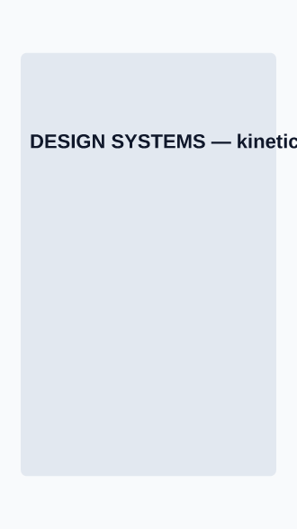 DESIGN SYSTEMS — Product & Podcast template