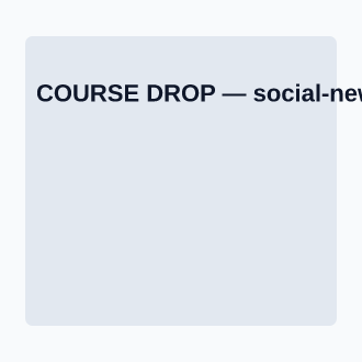 COURSE DROP — Creator Economy social template