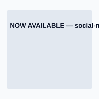 NOW AVAILABLE — Product & Podcast social template