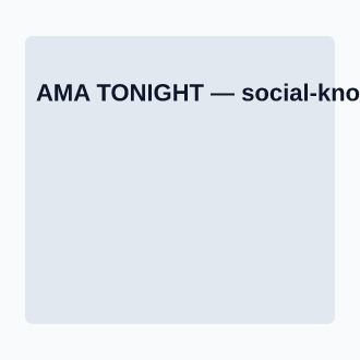 AMA TONIGHT — Creator Economy social template