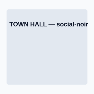 TOWN HALL — Corporate Social social template