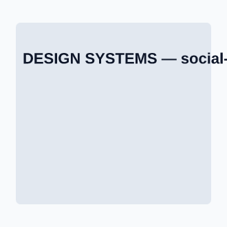 DESIGN SYSTEMS — Product & Podcast social template