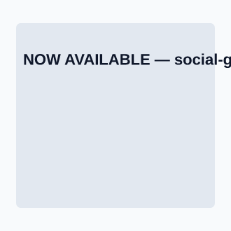 NOW AVAILABLE — Product & Podcast social template