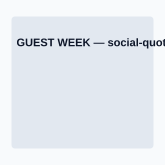 GUEST WEEK — Creator Economy social template