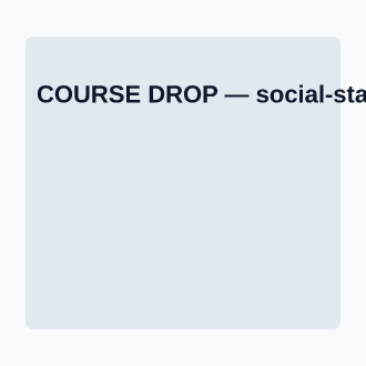 COURSE DROP — Creator Economy social template