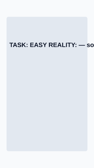 TASK: EASY REALITY: — Memes & Viral social template