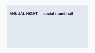 ANNUAL NIGHT — Corporate Social social template