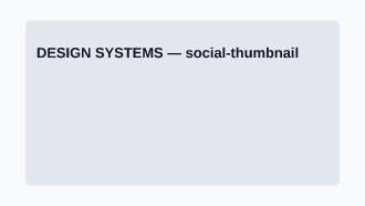 DESIGN SYSTEMS — Product & Podcast social template