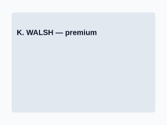 K. WALSH — Trading Cards template