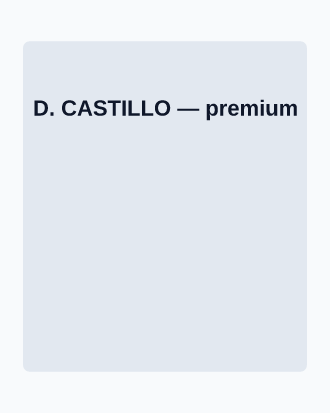 D. CASTILLO — Trading Cards template